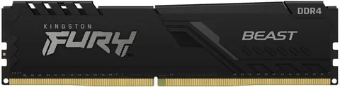 Оперативная память Kingston Fury Beast DDR4 2x8GB/3200 Black (KF432C16BBK2/16)