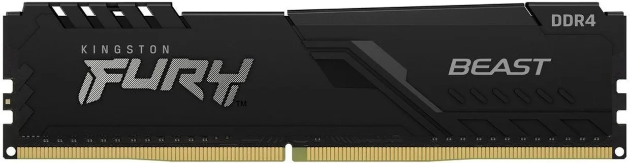 Оперативна пам'ять Kingston Fury Beast DDR4 2x8GB/3200 Black (KF432C16BBK2/16)