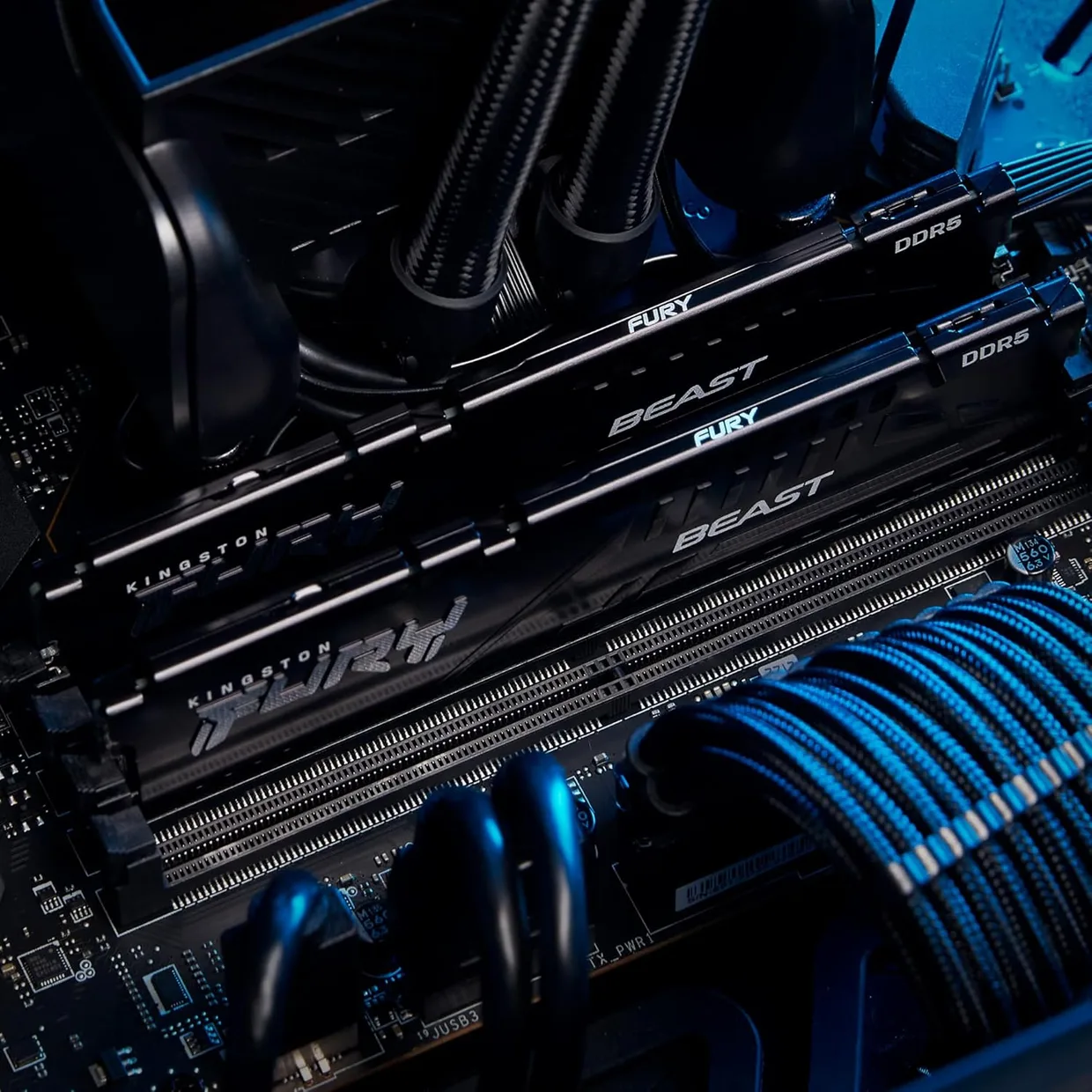 Оперативна пам'ять Kingston Fury Beast DDR5 8GB/6000 Black (KF560C36BBE-8) — фото 4