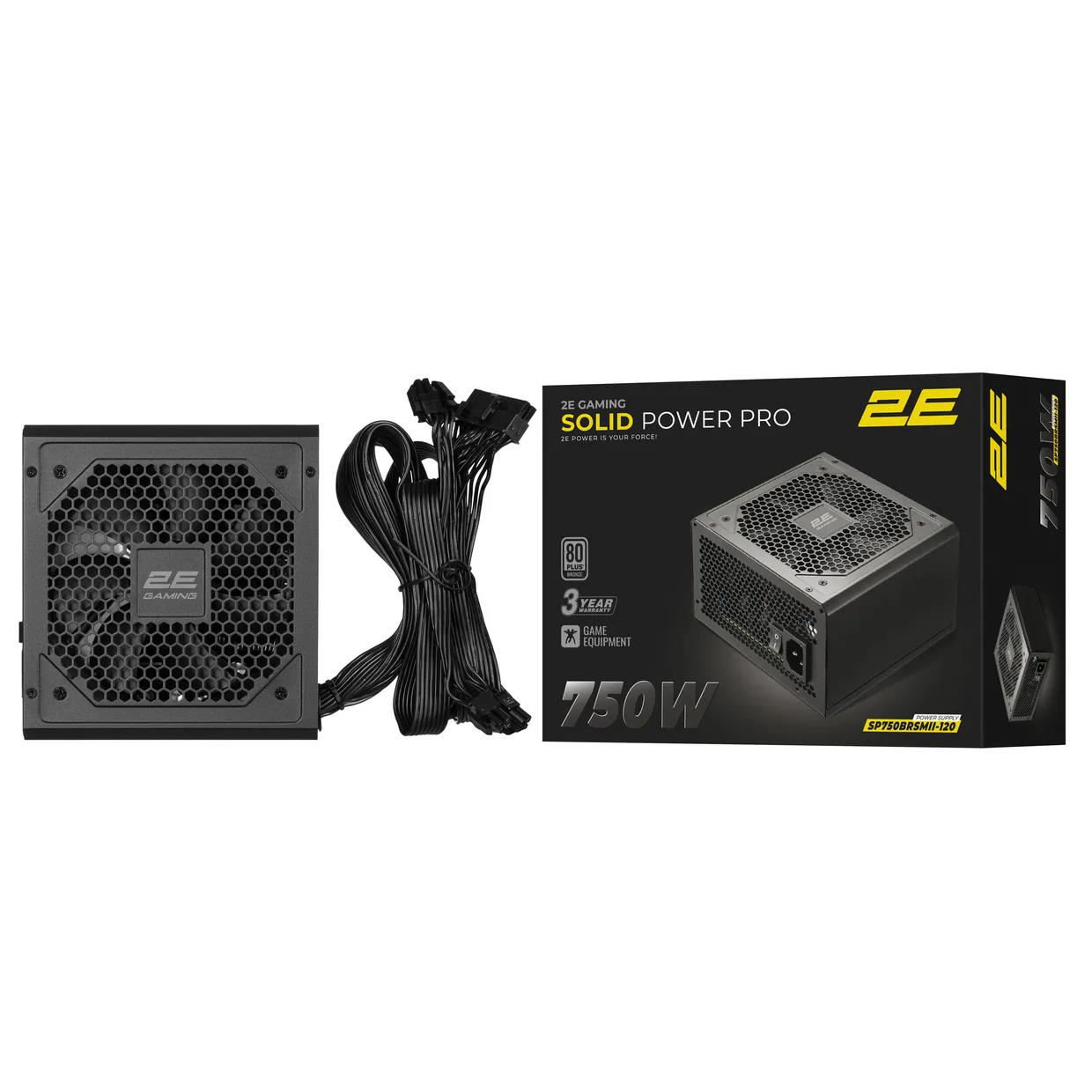 Блок питания 2E Gaming Solid Power Pro 2E-SP750BRSMII-120 750W — фото 7