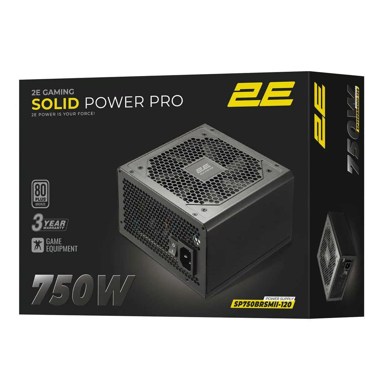 Блок питания 2E Gaming Solid Power Pro 2E-SP750BRSMII-120 750W — фото 8