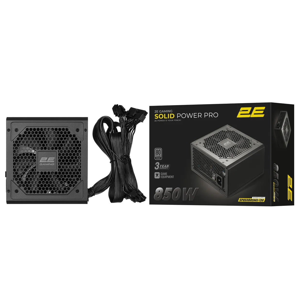Блок живлення 2E Gaming Solid Power Pro 2E-SP850BRSMII-120 850W — фото 6