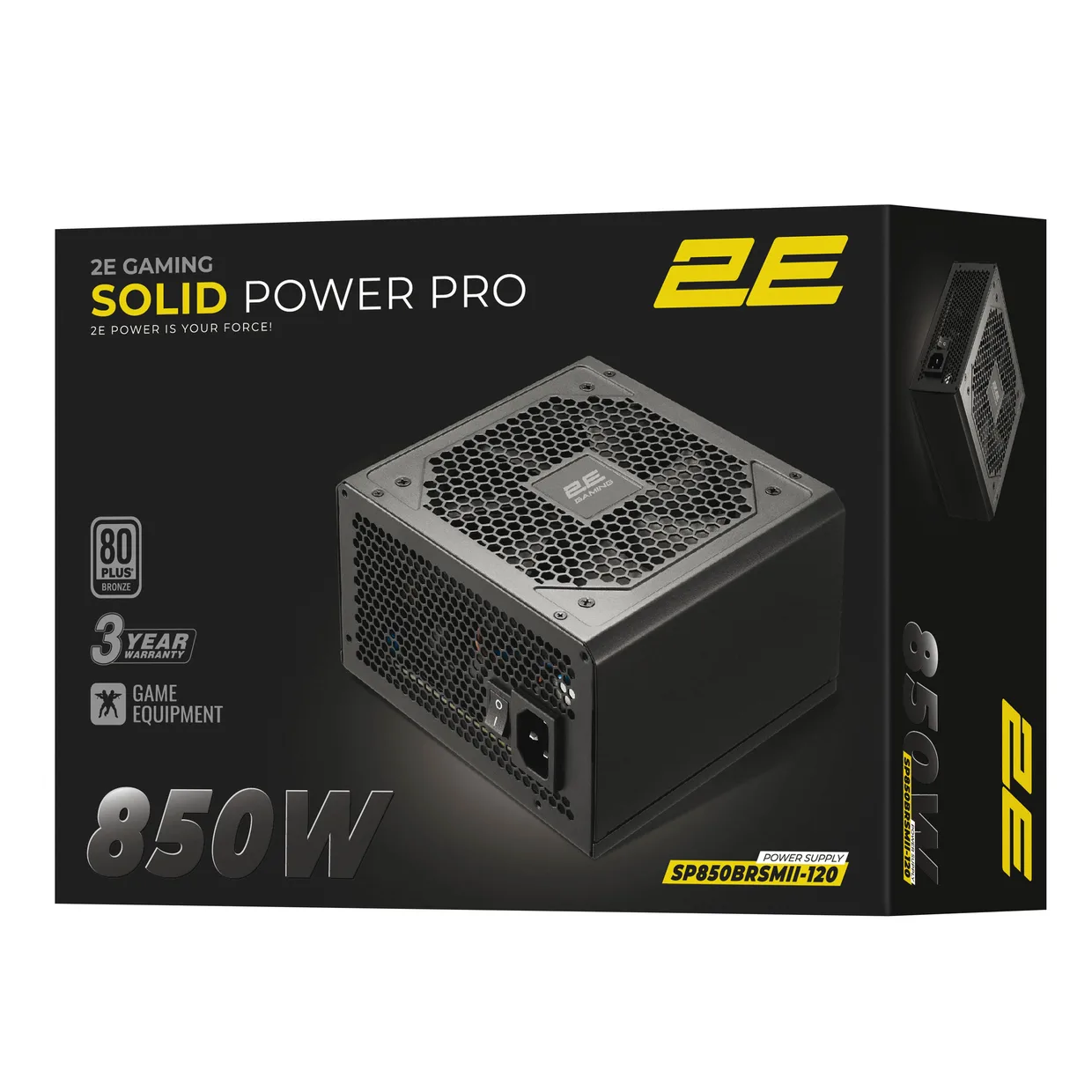 Блок живлення 2E Gaming Solid Power Pro 2E-SP850BRSMII-120 850W — фото 8