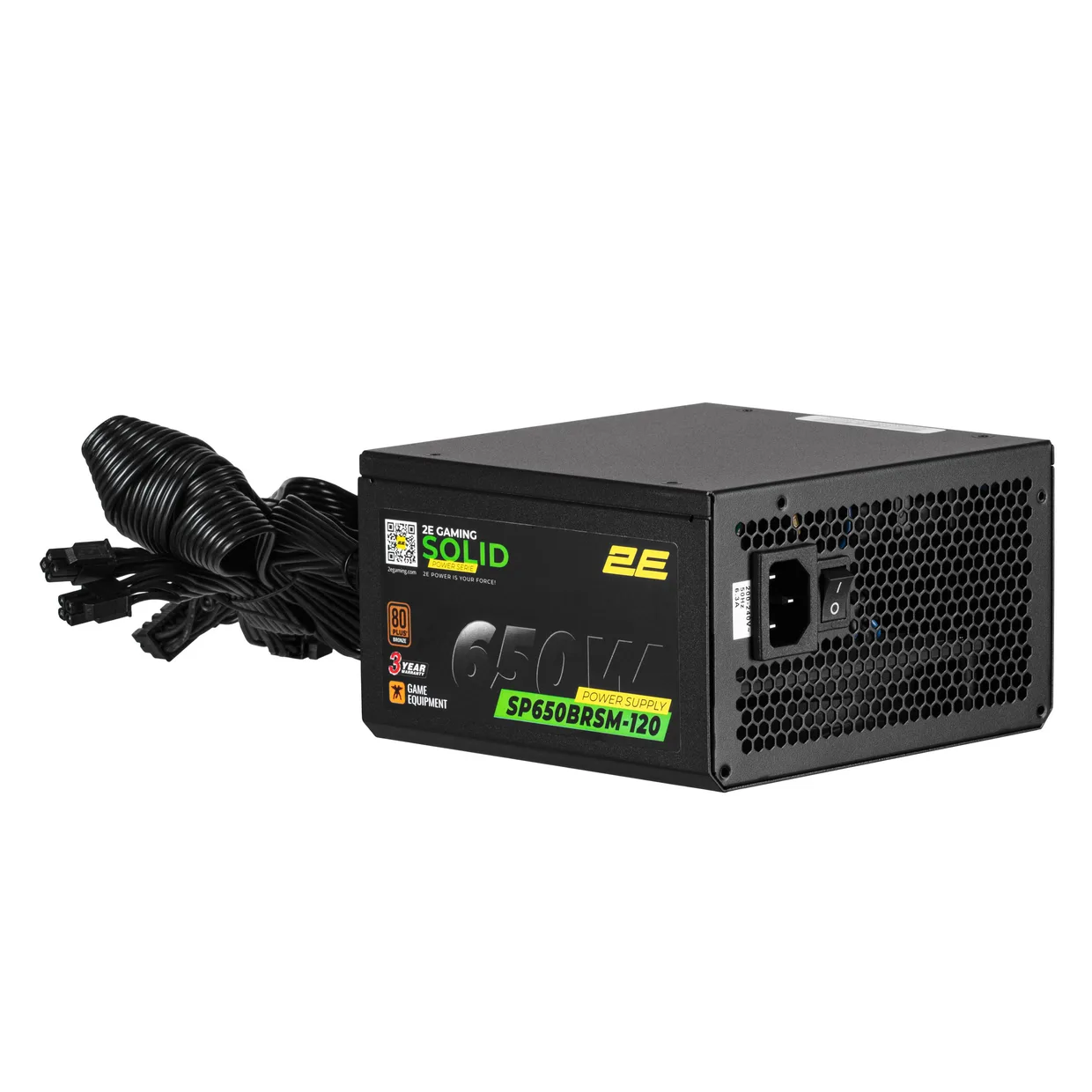 Блок питания 2E Gaming Solid Power 2E-SP650BRSM-120 650W — фото 5