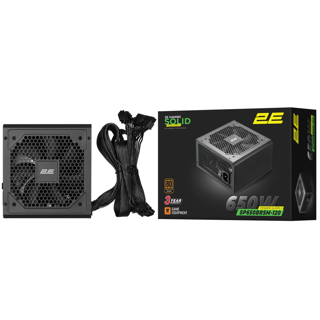Блок питания 2E Gaming Solid Power 2E-SP650BRSM-120 650W — фото 9