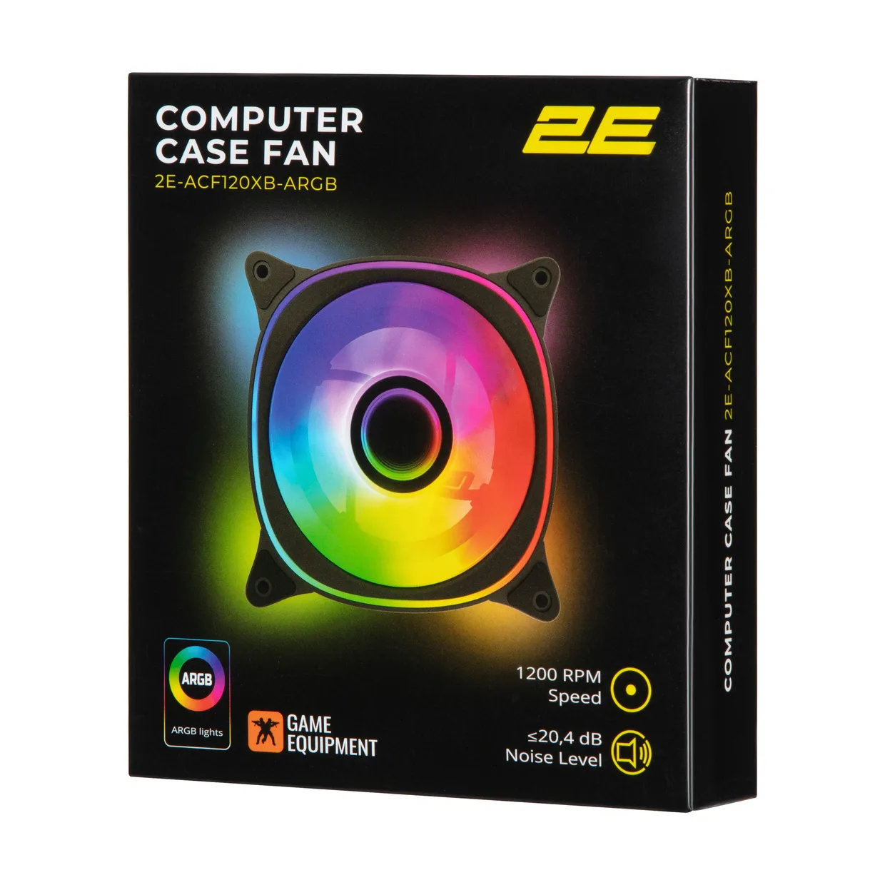 Вентилятор для корпуса 2E Gaming Air Cool X Fan ACF120XB-ARGB Black, 120mm — фото 7