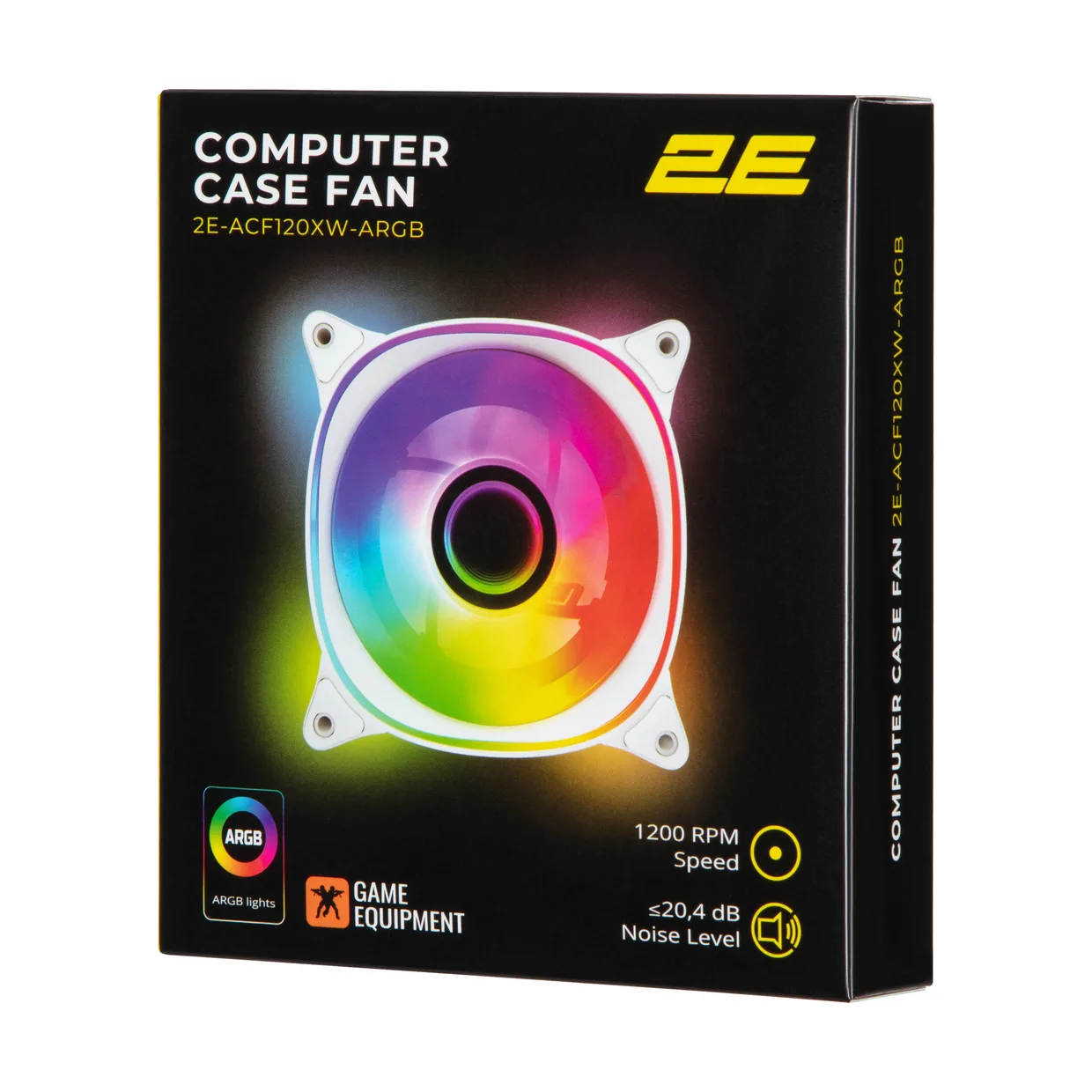 Вентилятор для корпуса 2E Gaming Air Cool X Fan ACF120XW-ARGB White, 120mm — фото 7
