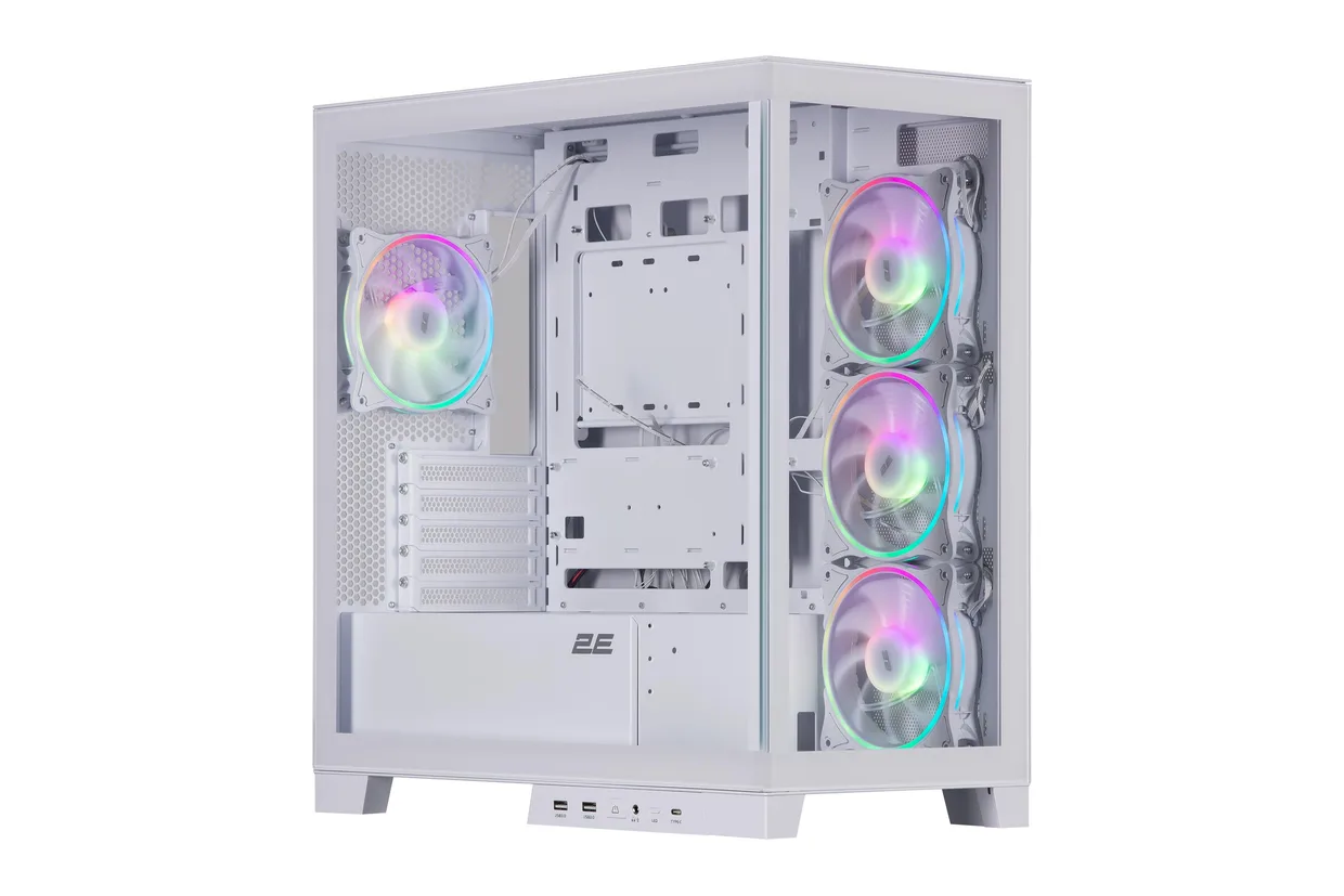 Корпус 2E Gaming Fantom GK701W White