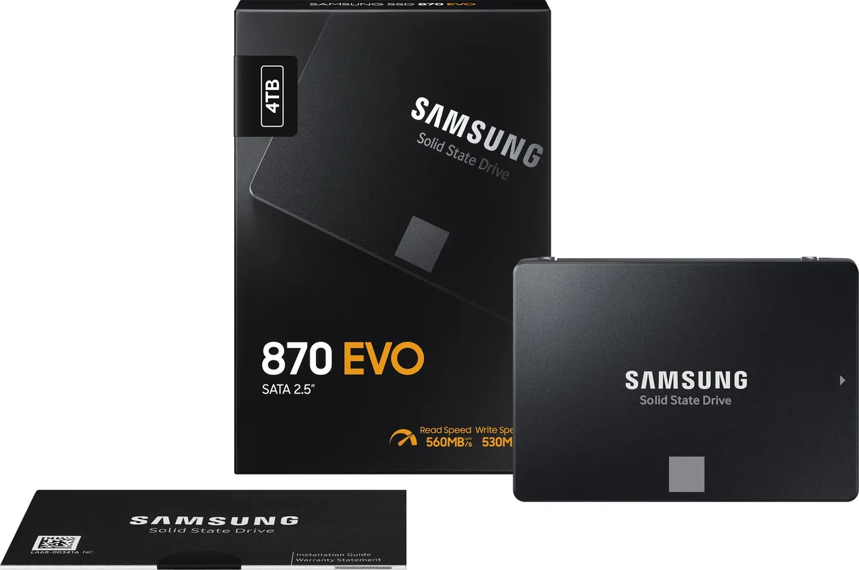 SSD диск Samsung 870 EVO 4TB 2.5" SATA (MZ-77E4T0B/EU) — фото 6