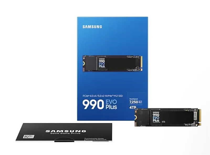 SSD диск Samsung 990 EVO Plus 4TB M.2 NVMe (MZ-V9S4T0BW) — фото 3