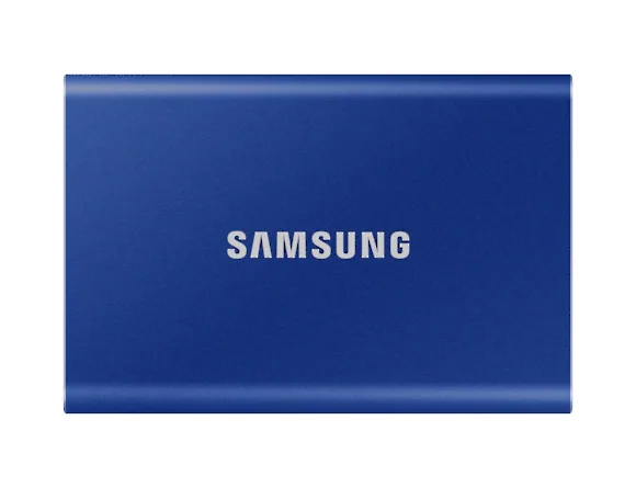 Портативный SSD диск Samsung T7 1TB (MU-PC1T0H/WW) Blue
