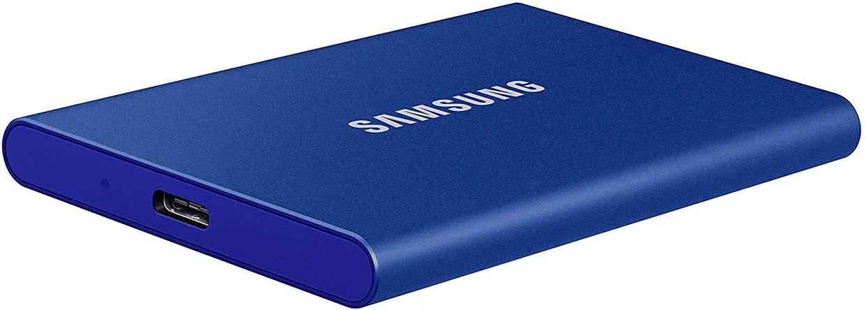 Портативный SSD диск Samsung T7 1TB (MU-PC1T0H/WW) Blue — фото 4
