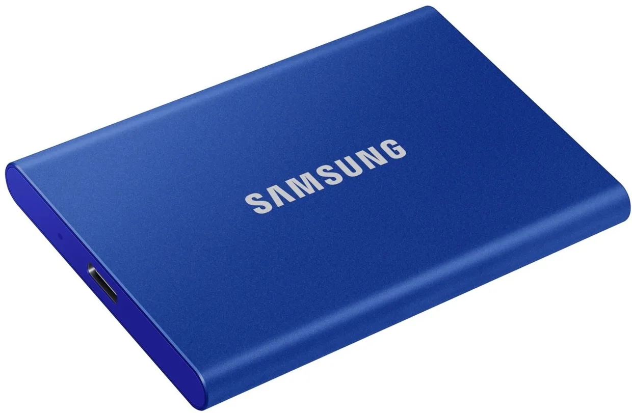 Портативный SSD диск Samsung T7 1TB (MU-PC1T0H/WW) Blue — фото 5