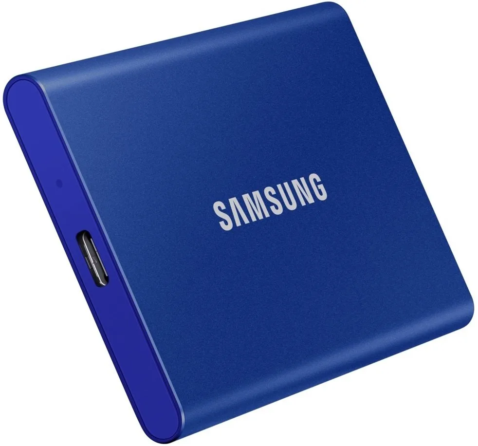 Портативный SSD диск Samsung T7 1TB (MU-PC1T0H/WW) Blue — фото 6
