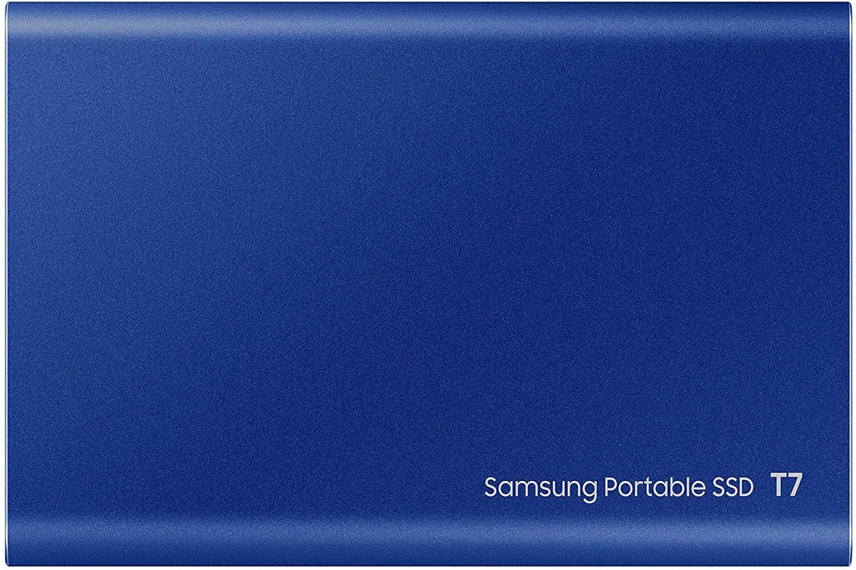 Портативный SSD диск Samsung T7 1TB (MU-PC1T0H/WW) Blue — фото 7