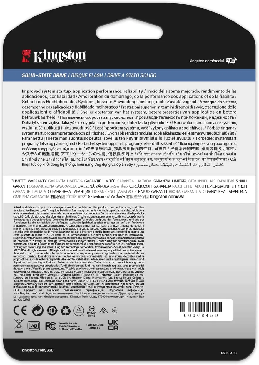 SSD диск Kingston DC600M 1.92TB 2.5" SATA (SEDC600M/1920G) — фото 3