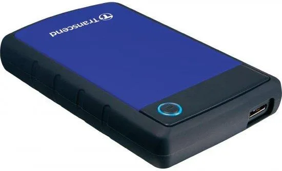Зовнішній жорсткий диск (HDD) 2.5" USB 4.0TB Transcend StoreJet 25H3 (TS4TSJ25H3B) Navy Blue — фото 2
