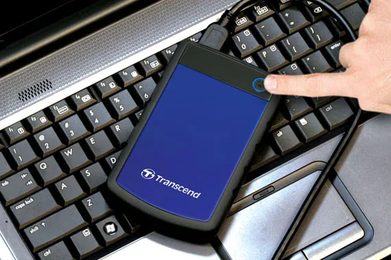 Зовнішній жорсткий диск (HDD) 2.5" USB 4.0TB Transcend StoreJet 25H3 (TS4TSJ25H3B) Navy Blue — фото 3