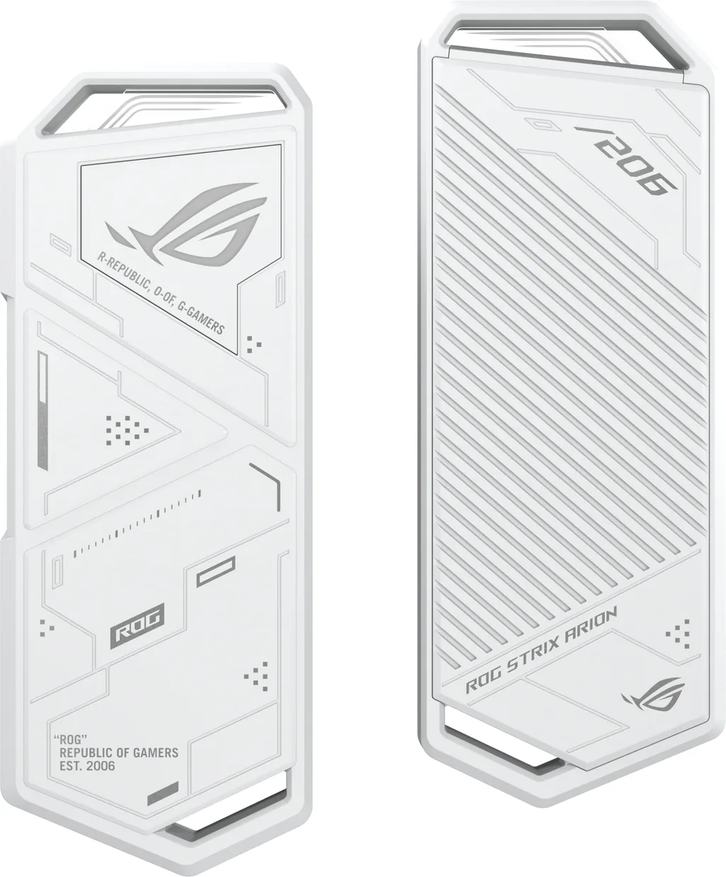 Отсек для твердотельного накопителя Asus ROG Strix Arion M.2 NVMe 10 Gb/s (ESD-S1C/WHT/G/AS) White — фото 2