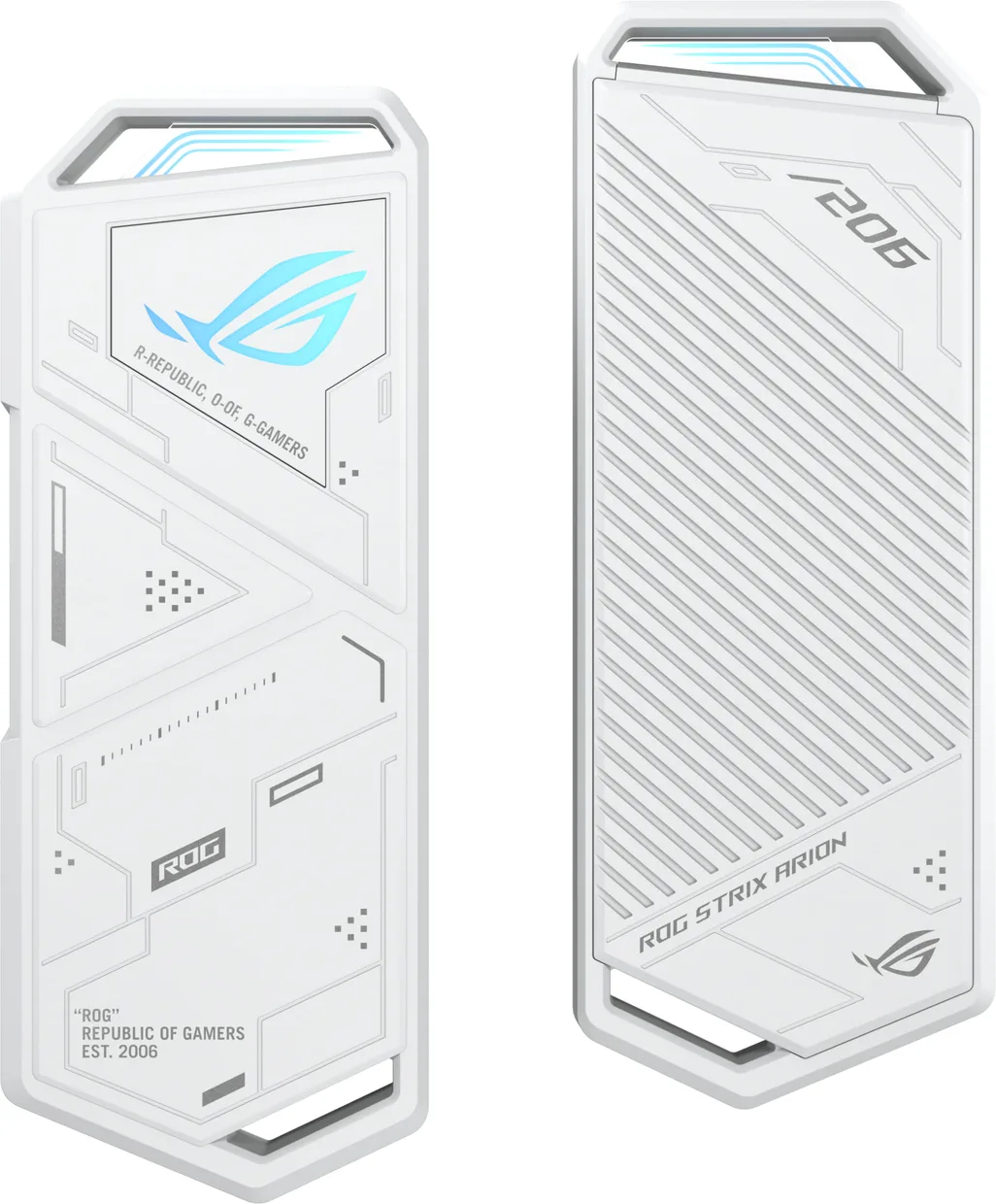 Отсек для твердотельного накопителя Asus ROG Strix Arion M.2 NVMe 10 Gb/s (ESD-S1C/WHT/G/AS) White — фото 3