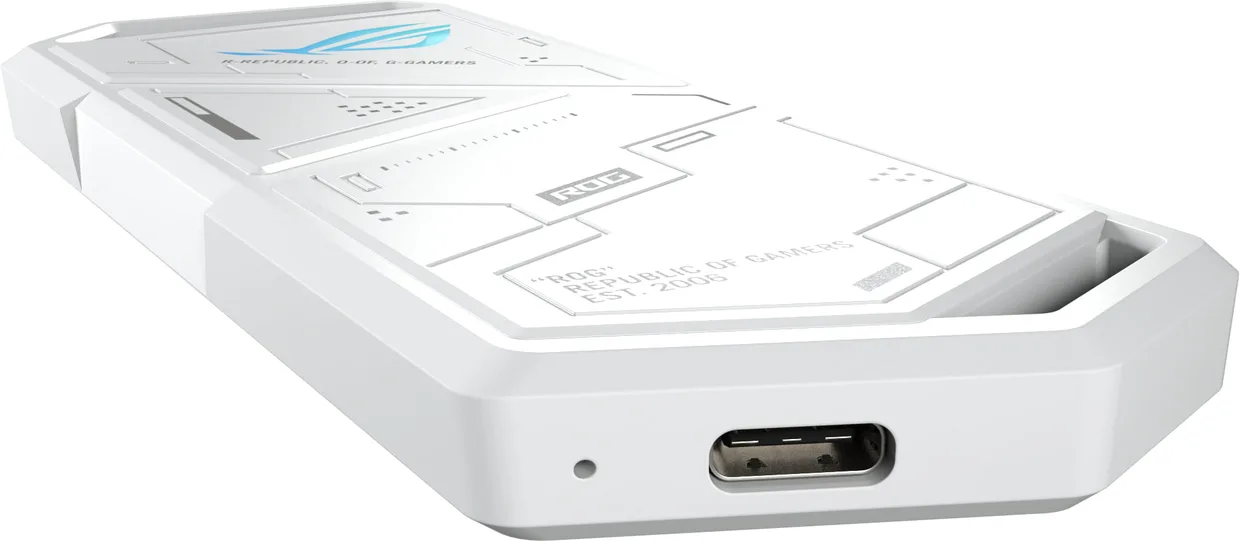Отсек для твердотельного накопителя Asus ROG Strix Arion M.2 NVMe 10 Gb/s (ESD-S1C/WHT/G/AS) White — фото 8