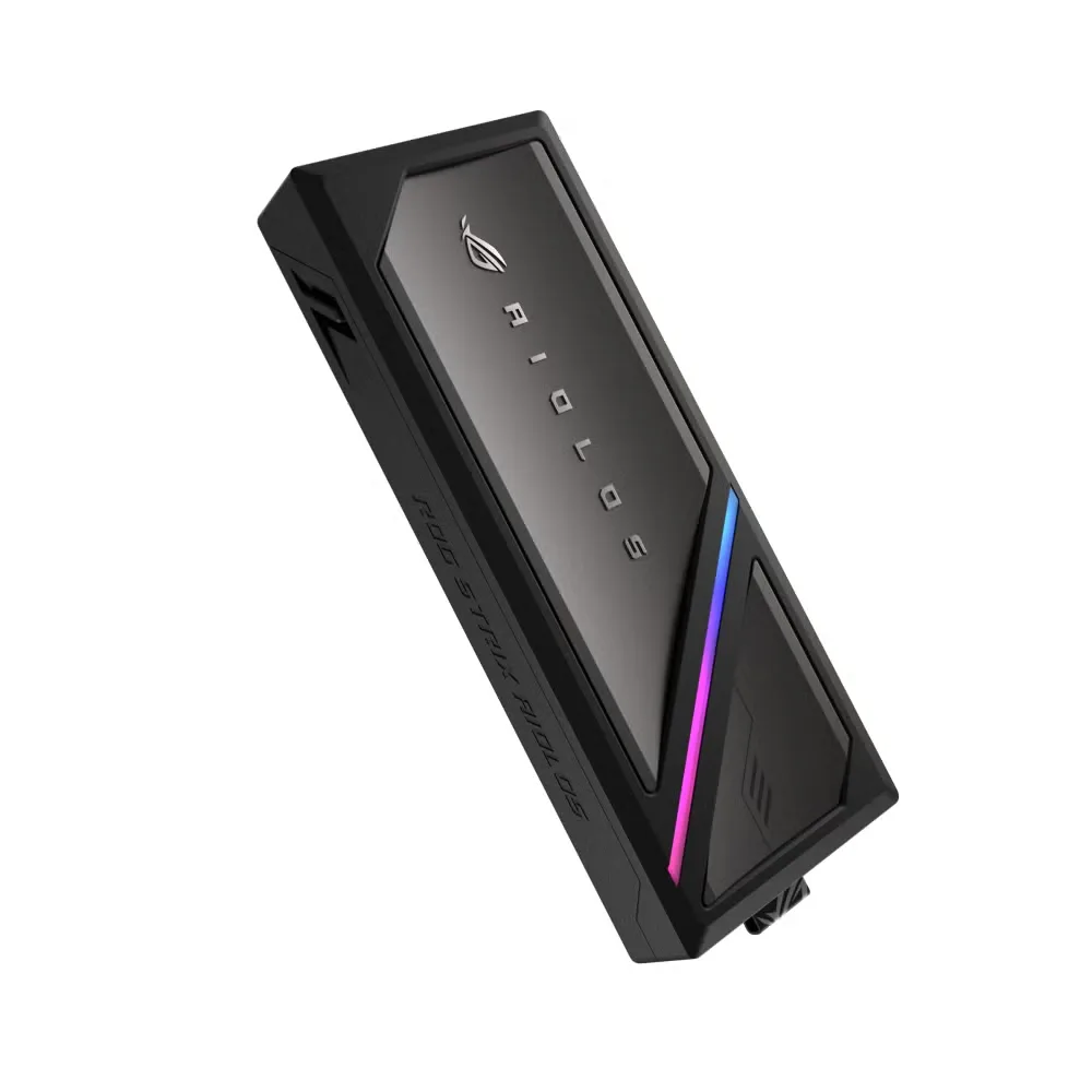 Відсік для твердотільного накопичувача Asus ROG Strix Aiolos M.2 NVMe 20 Gb/s (ROG STRIX AIOLOS) Black — фото 2