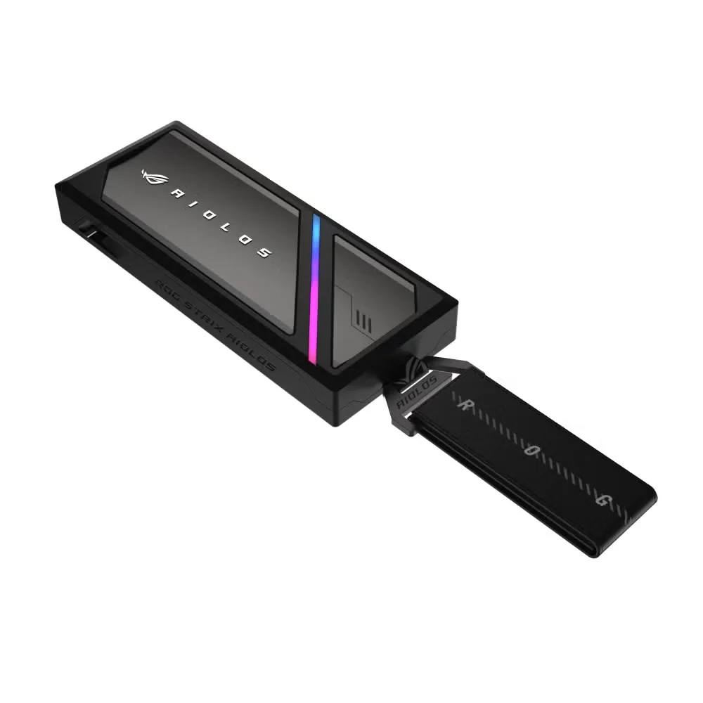 Відсік для твердотільного накопичувача Asus ROG Strix Aiolos M.2 NVMe 20 Gb/s (ROG STRIX AIOLOS) Black — фото 7