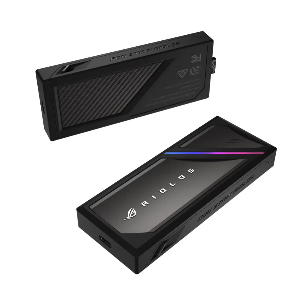 Відсік для твердотільного накопичувача Asus ROG Strix Aiolos M.2 NVMe 20 Gb/s (ROG STRIX AIOLOS) Black — фото 12