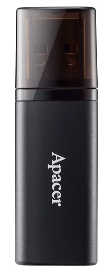 Флеш-накопитель Apacer AH25B USB-A USB 3.2 Gen 1 64GB (AP64GAH25BB-1) Black