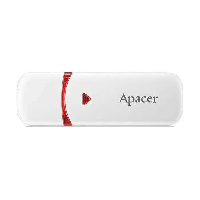 Флеш-накопитель Apacer AH333 USB-A USB 2.0 64GB (AP64GAH333W-1) White