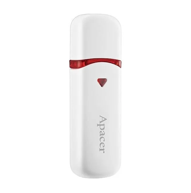 Флеш-накопитель Apacer AH333 USB-A USB 2.0 64GB (AP64GAH333W-1) White — фото 2