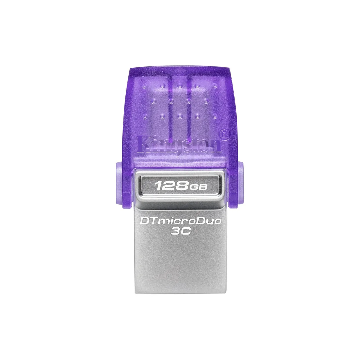 Флеш-накопитель Kingston DataTraveler microDuo 3C USB-A + USB-C USB 3.2 Gen 1 128GB (DTDUO3CG3/128GB) Purple