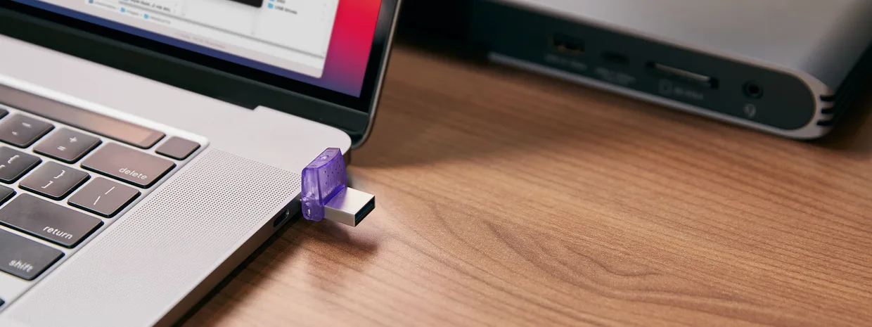 Флеш-накопитель Kingston DataTraveler microDuo 3C USB-A + USB-C USB 3.2 Gen 1 128GB (DTDUO3CG3/128GB) Purple — фото 3