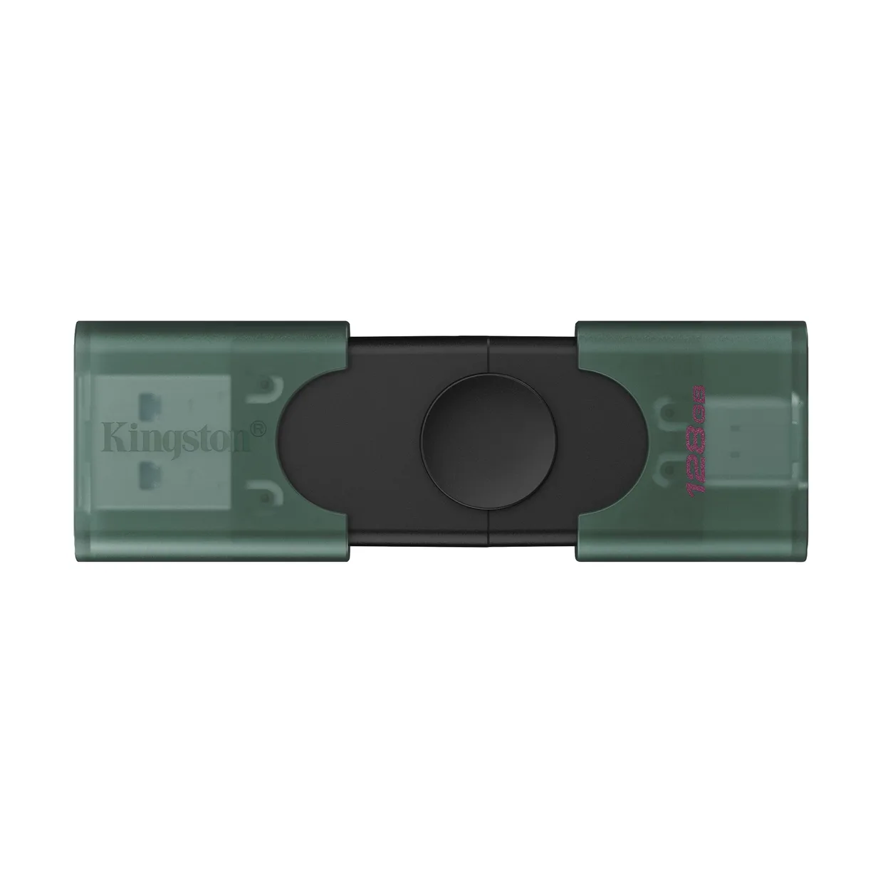 Флеш-накопичувач Kingston DataTraveler Duo USB-A + USB-C USB 3.2 Gen 1 128GB (DTDEG2/128GB) Green — фото 2