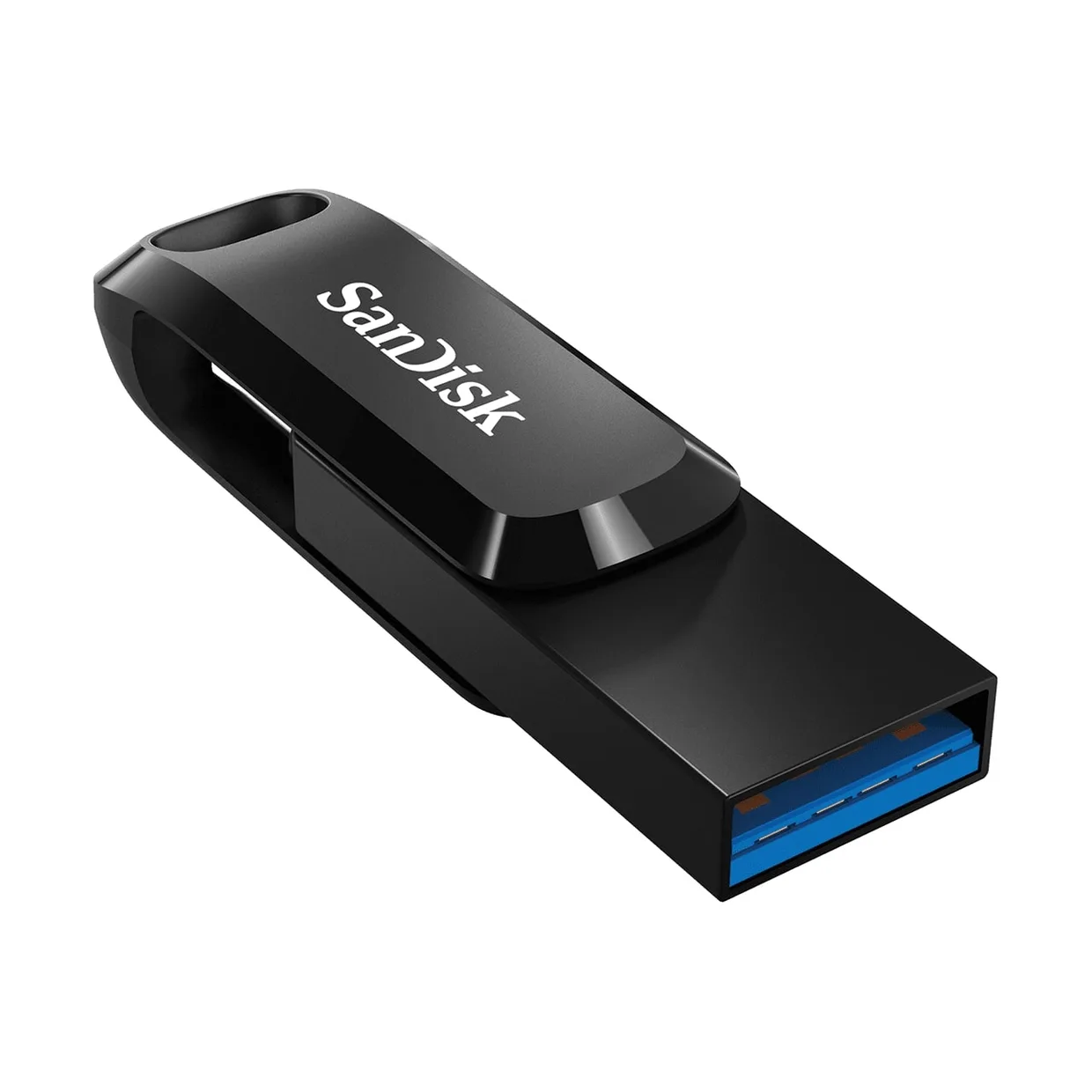 Флеш-накопитель SanDisk Ultra Dual Drive Go USB-A + USB-C USB 3.2 Gen 1 64GB (SDDDC3-064G-G46) Black — фото 4