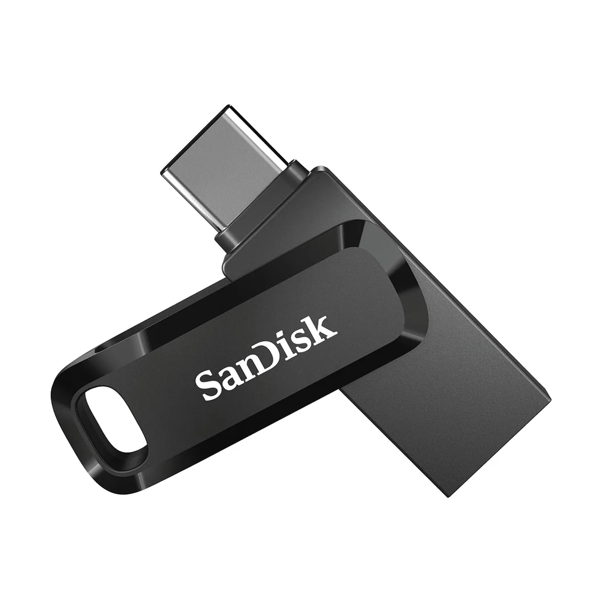 Флеш-накопитель SanDisk Ultra Dual Drive Go USB-A + USB-C USB 3.2 Gen 1 64GB (SDDDC3-064G-G46) Black — фото 5