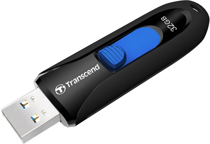 Флеш-накопитель Transcend JetFlash 790 USB-A USB 3.2 Gen 1 32GB (TS32GJF790K) Black — фото 2