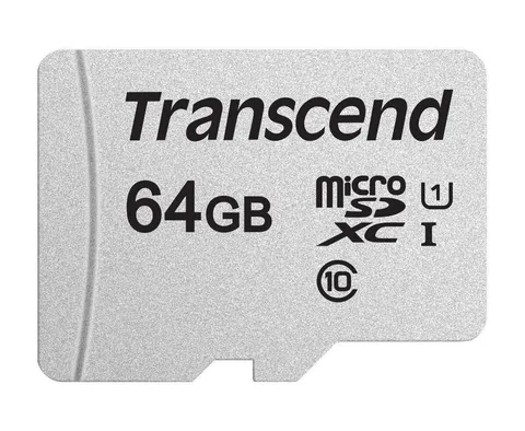 Карта пам'яті Transcend USD300S microSDXC 64GB (UHS-I U1) W-20 MB/s, R-100 MB/s Class 10 A1 (TS64GUSD300S)