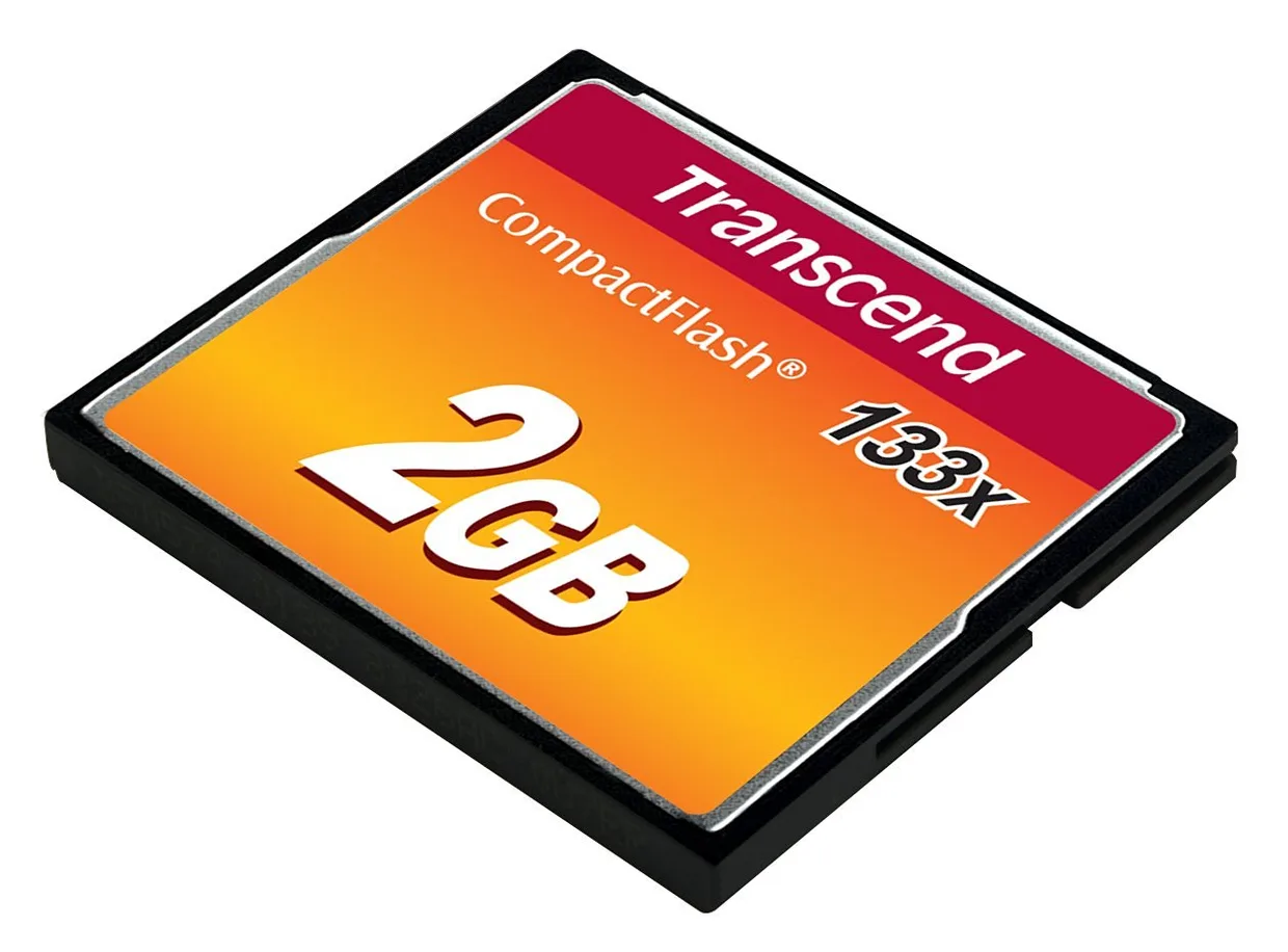 Карта пам'яті Transcend CF133 CompactFlash 2GB W-21.5 MB/s, R-21.5 MB/s (TS2GCF133) — фото 2