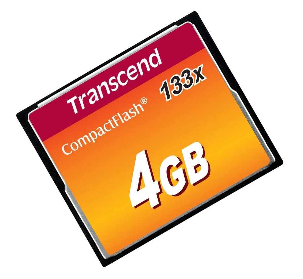 Карта памяти Transcend CF133 CompactFlash 4GB W-21.5 MB/s, R-21.5 MB/s (TS4GCF133) — фото 3