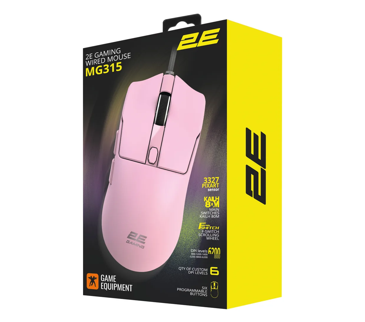 Мышь 2E Gaming MG315 Pink (2E-MG315UPK) — фото 5