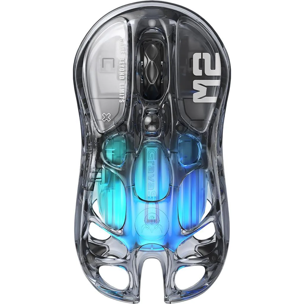 Миша GravaStar Mercury M2 Transparent Black (GRAVASTAR M2_XTAL_BLK)