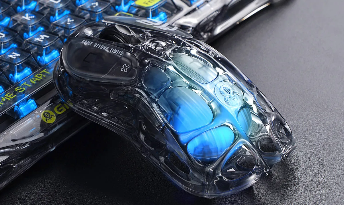 Миша GravaStar Mercury M2 Transparent Black (GRAVASTAR M2_XTAL_BLK) — фото 3