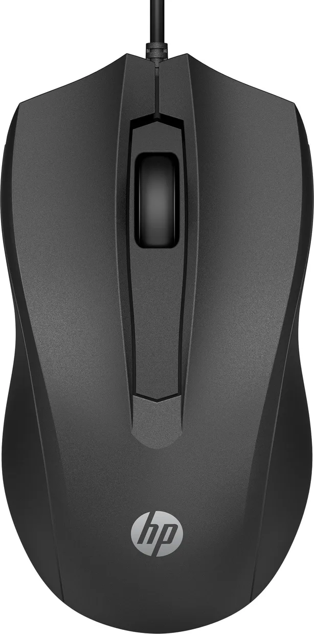 Мышь HP 100 Wired Black (6VY96AA)