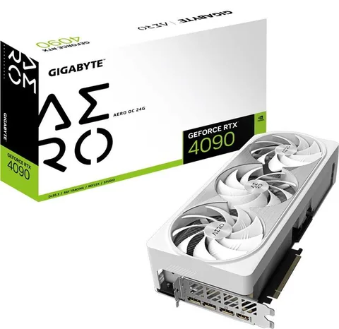 Видеокарта Gigabyte GeForce RTX 4090 24GB GDDR6X Aero OC (GV-N4090AERO OC-24GD)
