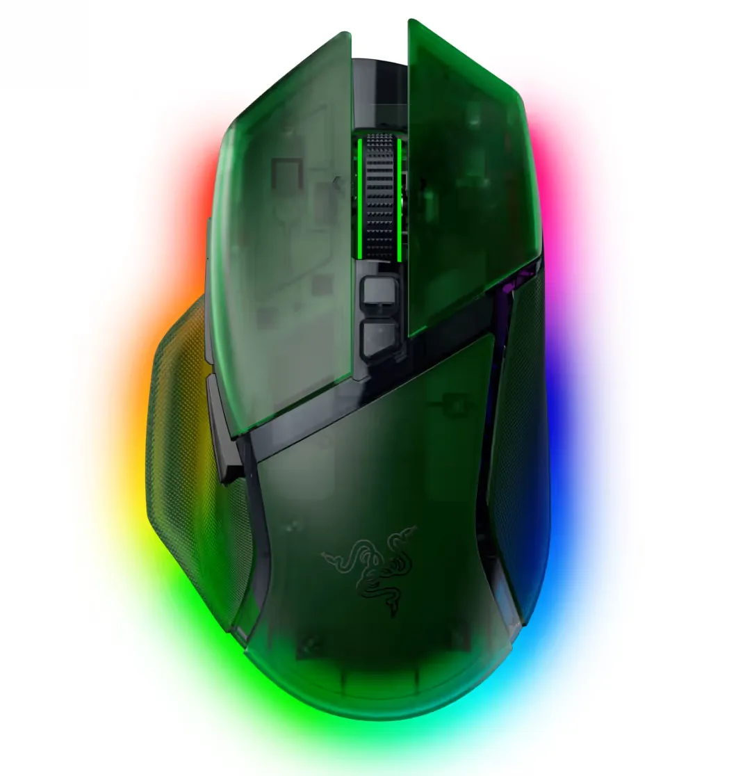 Мышь Razer Basilisk V3 Pro 35K Phantom Green Edition (RZ01-05240300-R3G1)