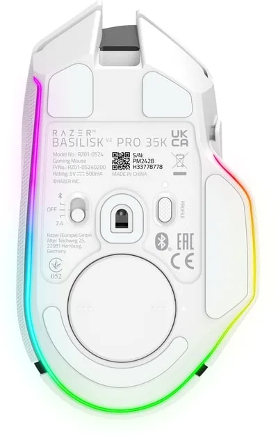 Мышь Razer Basilisk V3 Pro 35K White (RZ01-05240200-R3G1) — фото 7