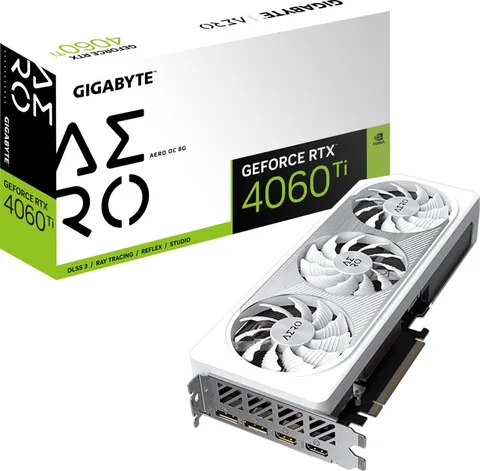 Видеокарта Gigabyte GeForce RTX 4060 Ti 8GB GDDR6 Aero OC (GV-N406TAERO OC-8GD)