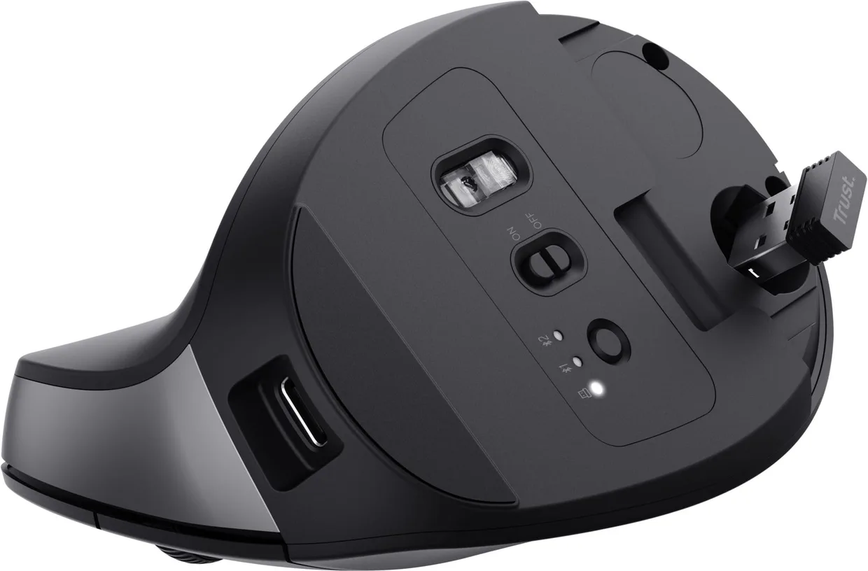 Мышь Trust Bayo+ Multi-Device Ergonomic Black (25146) — фото 10