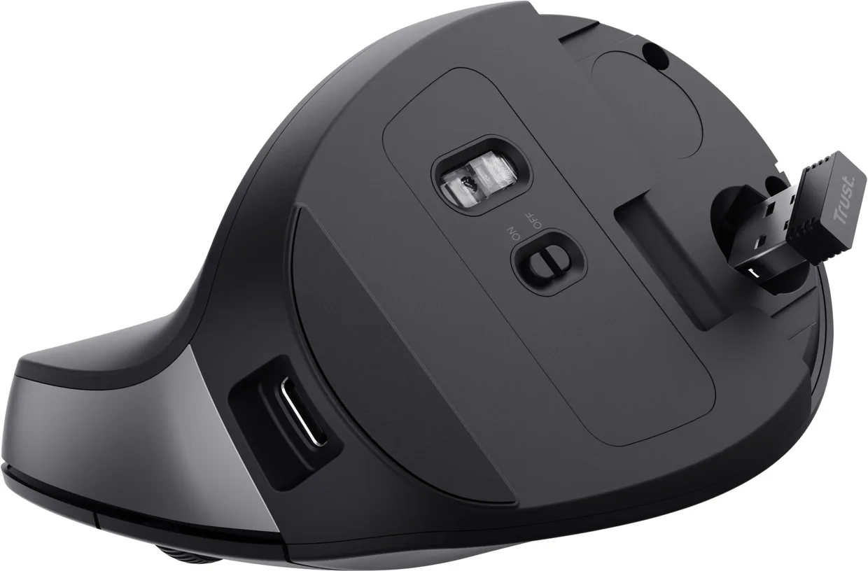 Мышь Trust Bayo II Ergonomic Wireless Black (25145) — фото 7